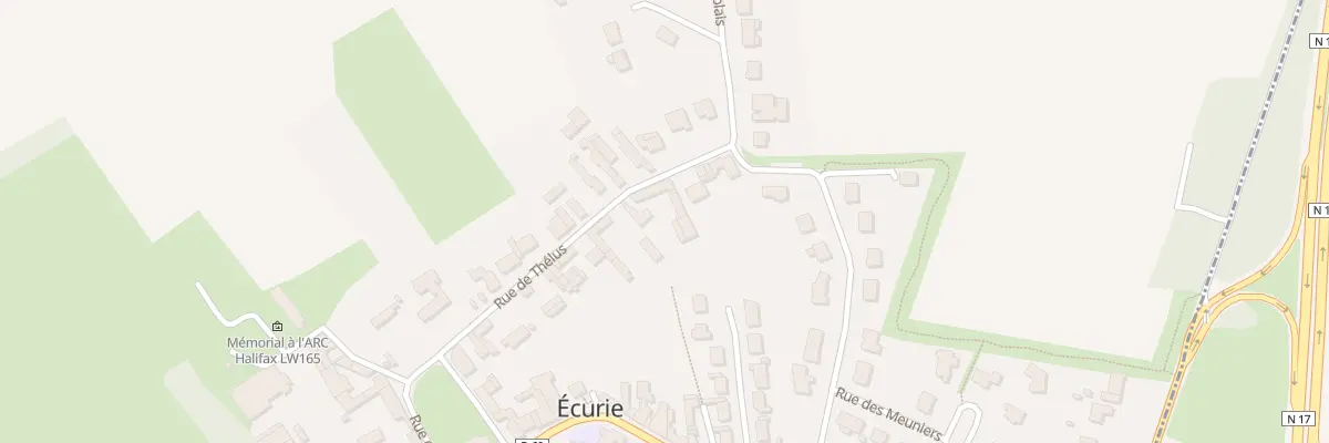 Plan du 54 Rue de Thélus à Écurie