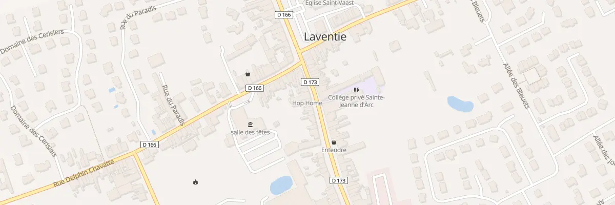 Plan du 8 Rue Robert Parfait à Laventie