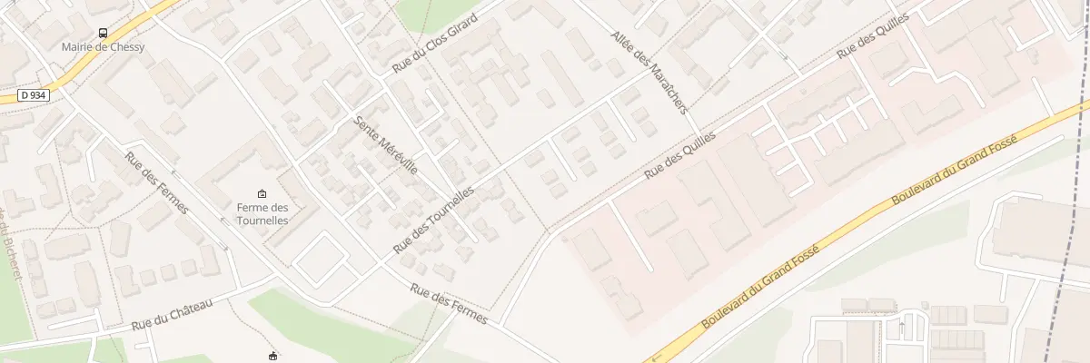 Plan du 28 Rue des Tournelles à Chessy