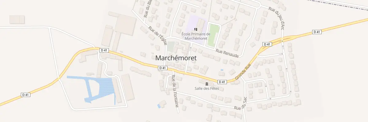 Plan du 3 Rue des Sablons à Marchémoret