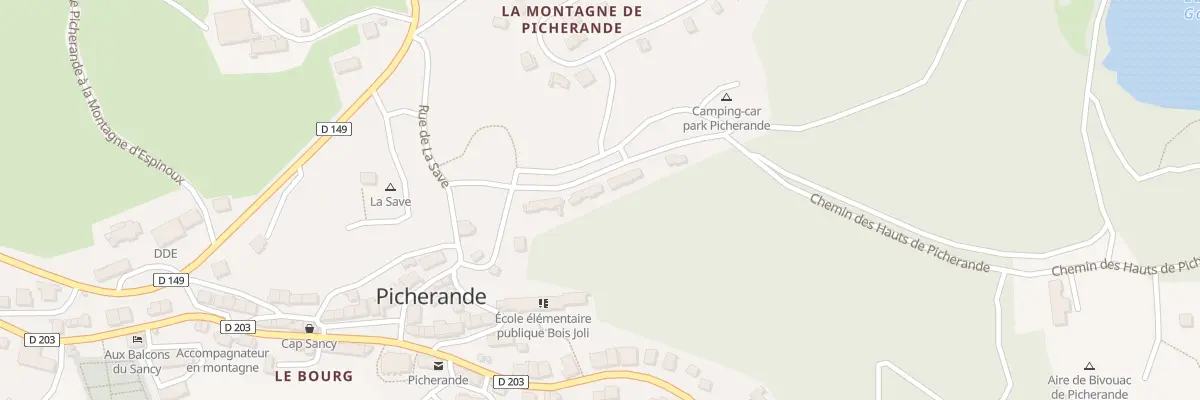Plan du 5474 Gaime à Picherande