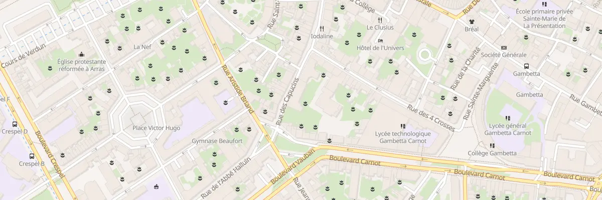 Plan du 29 Rue des Capucins à Arras