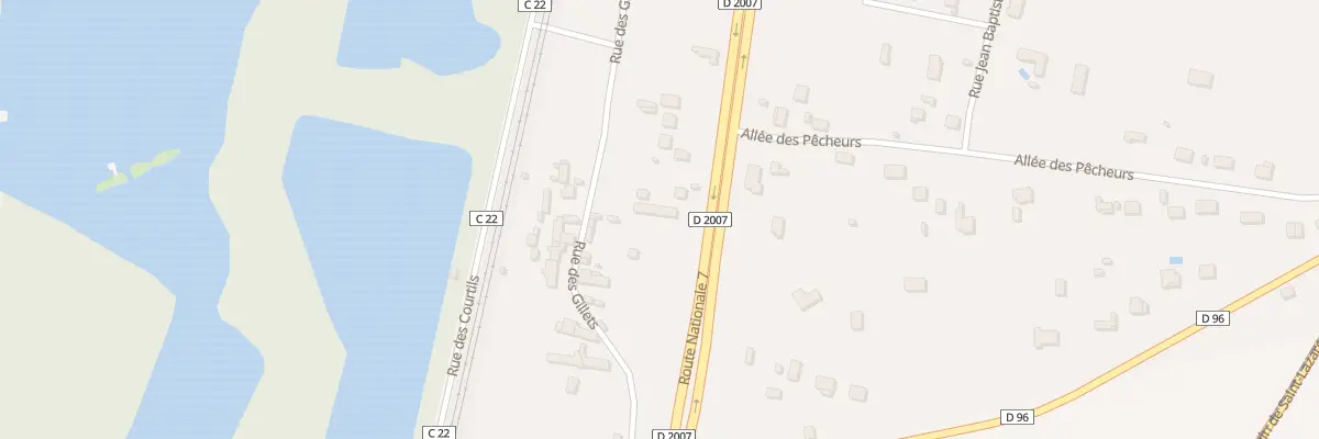 Plan du 23 Rue des Gillets à Fontenay-sur-Loing