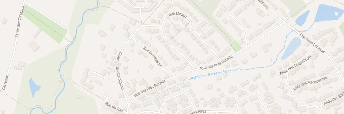 Plan du 3 Rue Mozart à Tournan-en-Brie