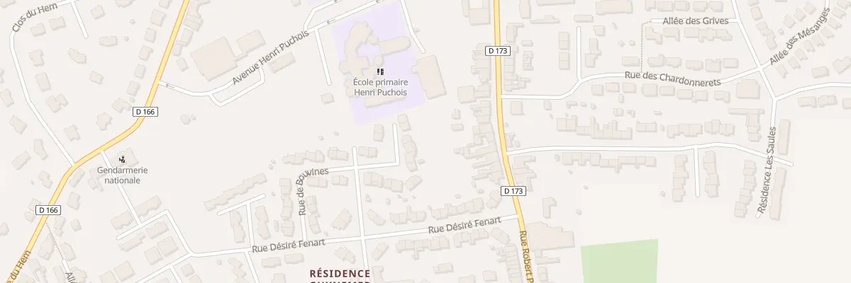Plan du 82B Rue Robert Parfait à Laventie