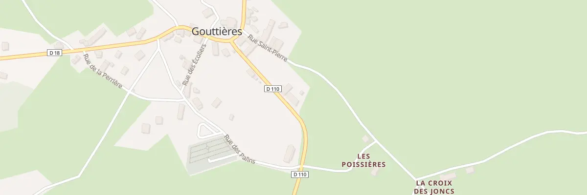 Plan du 5025A Le Bourg à Gouttières