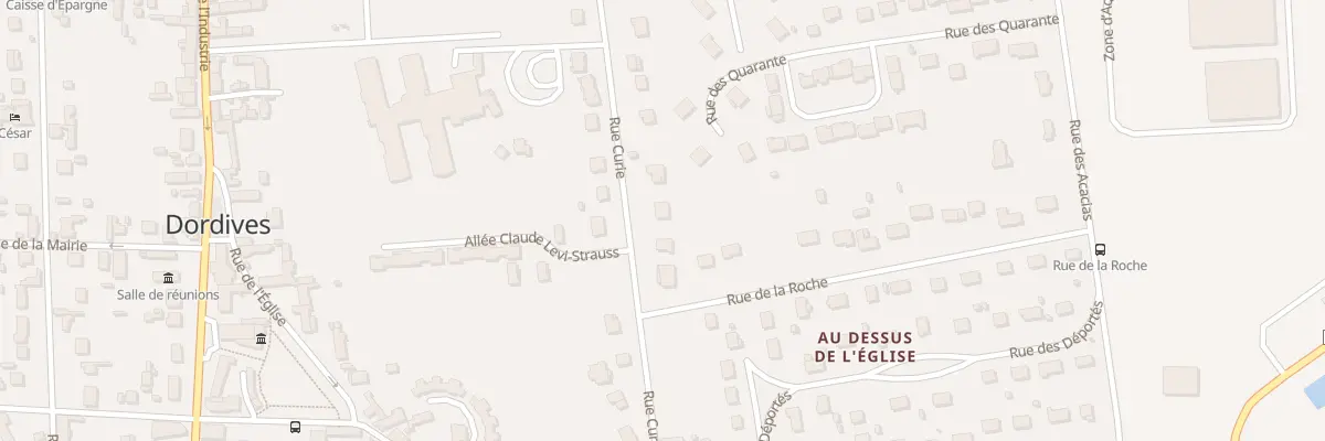 Plan du 21 Rue Curie à Dordives