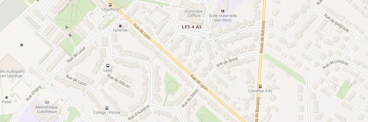 Plan du 3 Rue de Lyon à Achicourt