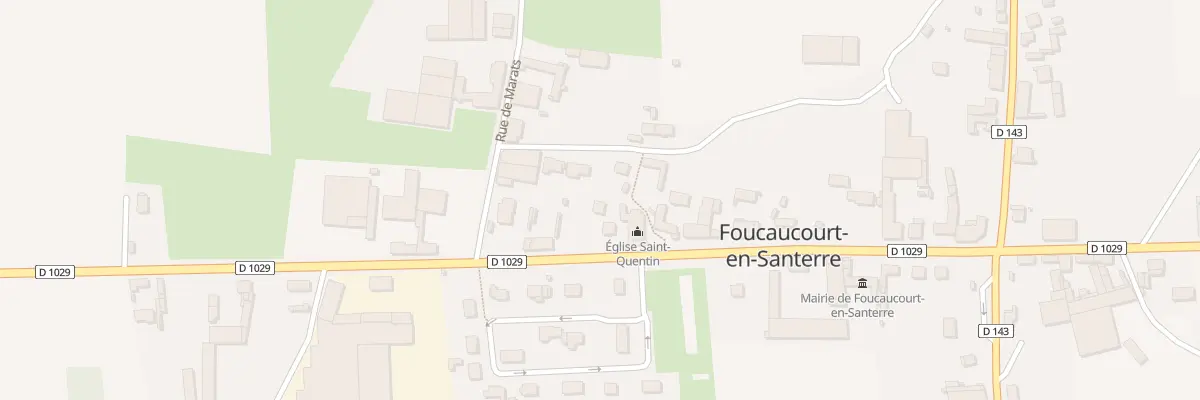 Plan du 10 Vc Brunehaut à Foucaucourt-en-Santerre