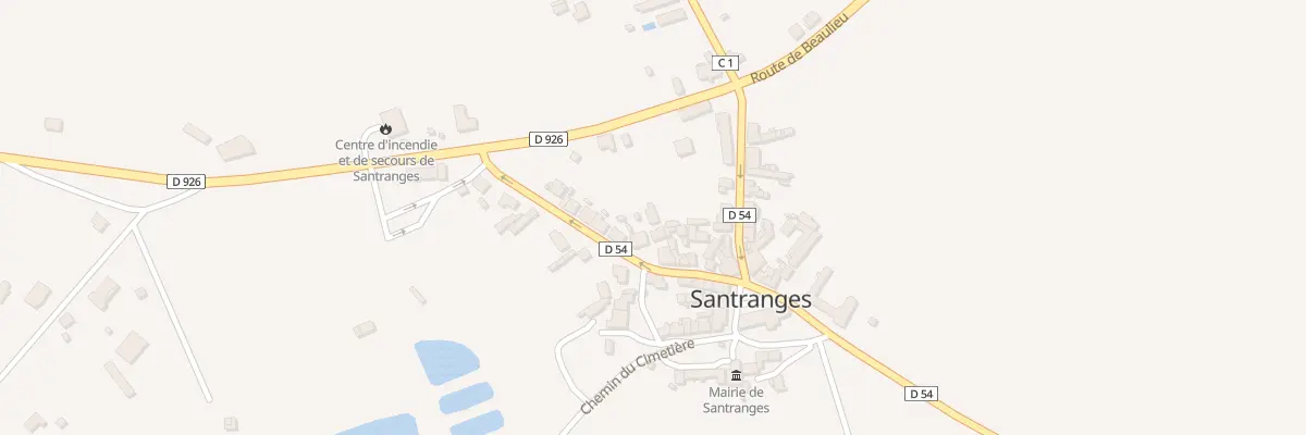 Plan du 22 Rue Henri Blanchet à Santranges