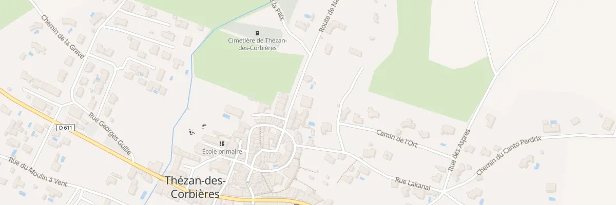 Plan du 6 Rte de Narbonne à Thézan-des-Corbières