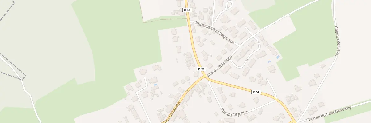 Plan du 76 Rue Degreaux à Givenchy-en-Gohelle
