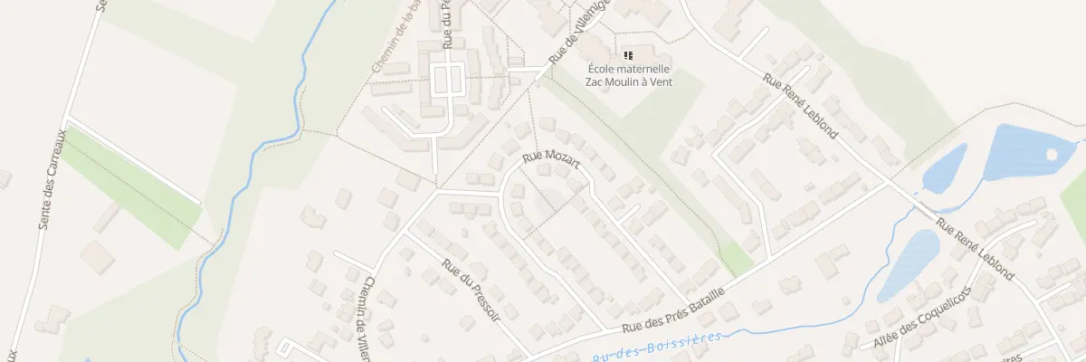 Plan du 22 Rue Mozart à Tournan-en-Brie