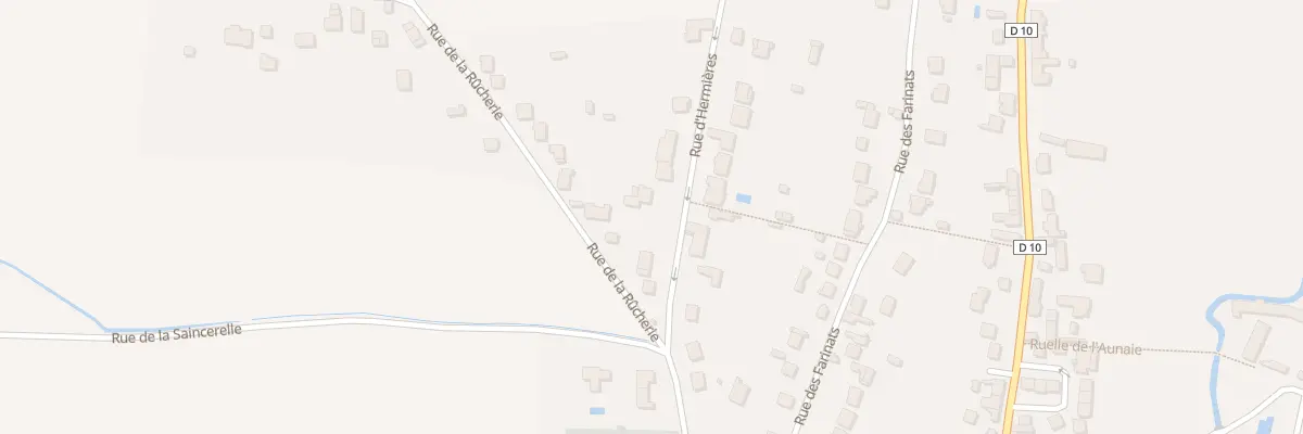 Plan du 3 Rue d’Hermières à Favières