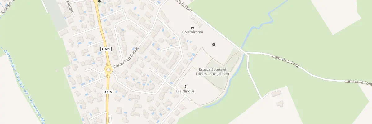 Plan du 41 Rue Claude Debussy à Llupia