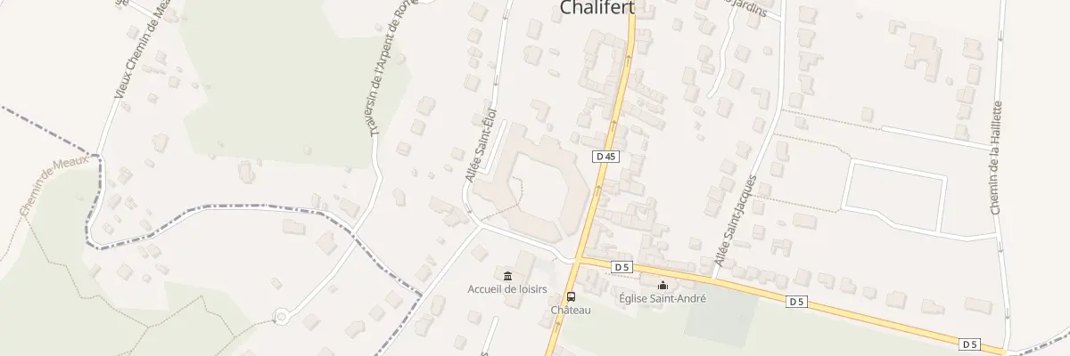 Plan du 1 All Jean de la Fontaine à Chalifert