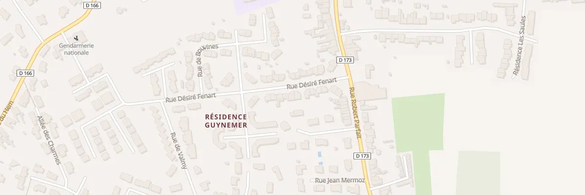 Plan du 15 Rue Désiré Fénart à Laventie