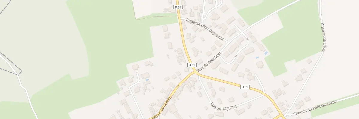 Plan du 78 Rue Degreaux à Givenchy-en-Gohelle