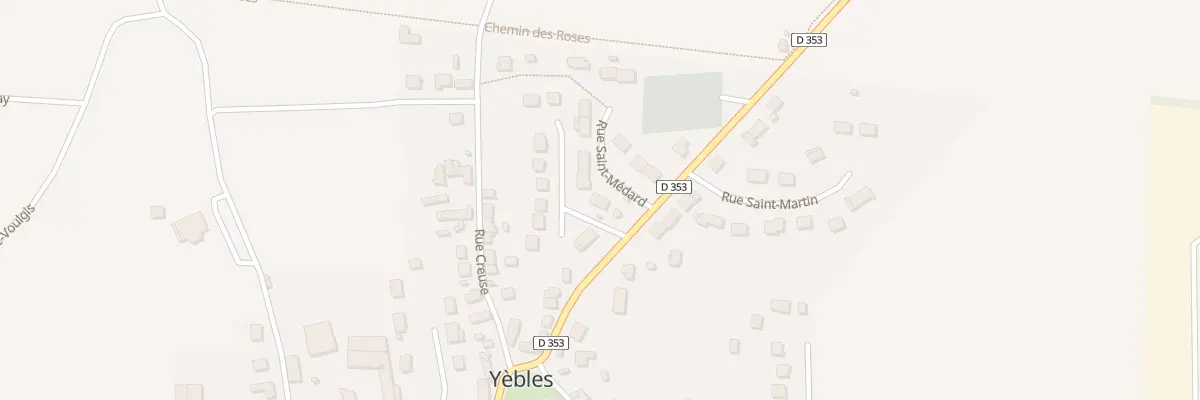 Plan du 1 Rue Saint Medard à Yèbles
