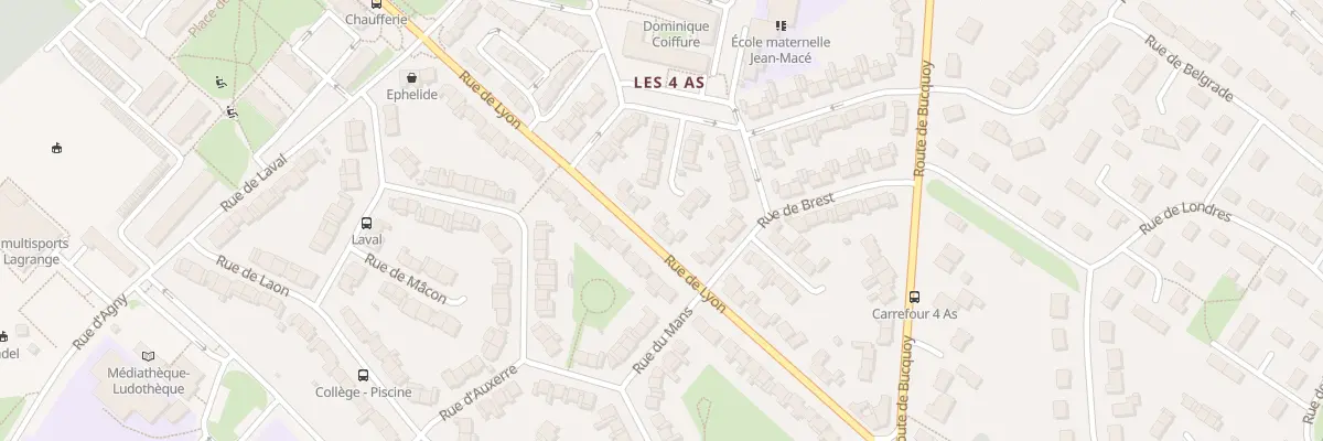 Plan du 5 Rue de Lyon à Achicourt