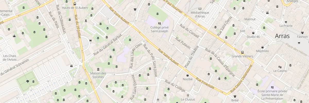 Plan du 1T Rue du Puits Saint Josse à Arras