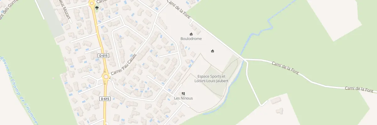 Plan du 43 Rue Claude Debussy à Llupia