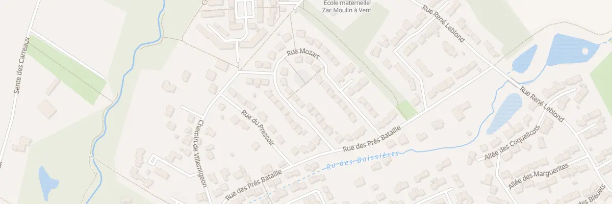 Plan du 12 Rue Mozart à Tournan-en-Brie