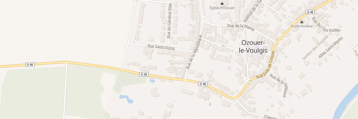 Plan du 9B Rue de la République à Ozouer-le-Voulgis
