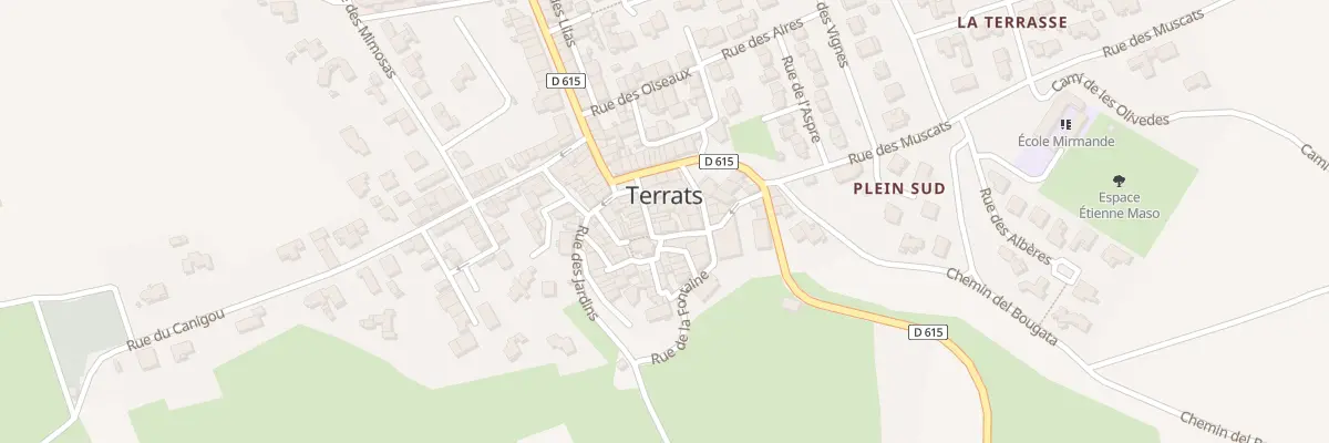 Plan du 11 Imp des Jasmins à Terrats
