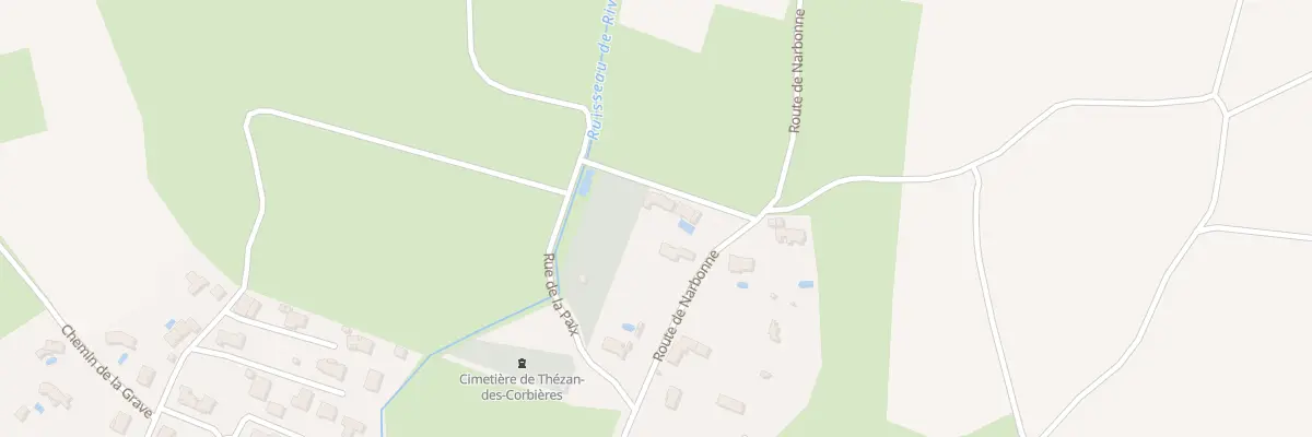 Plan du 15B Rte de Narbonne à Thézan-des-Corbières