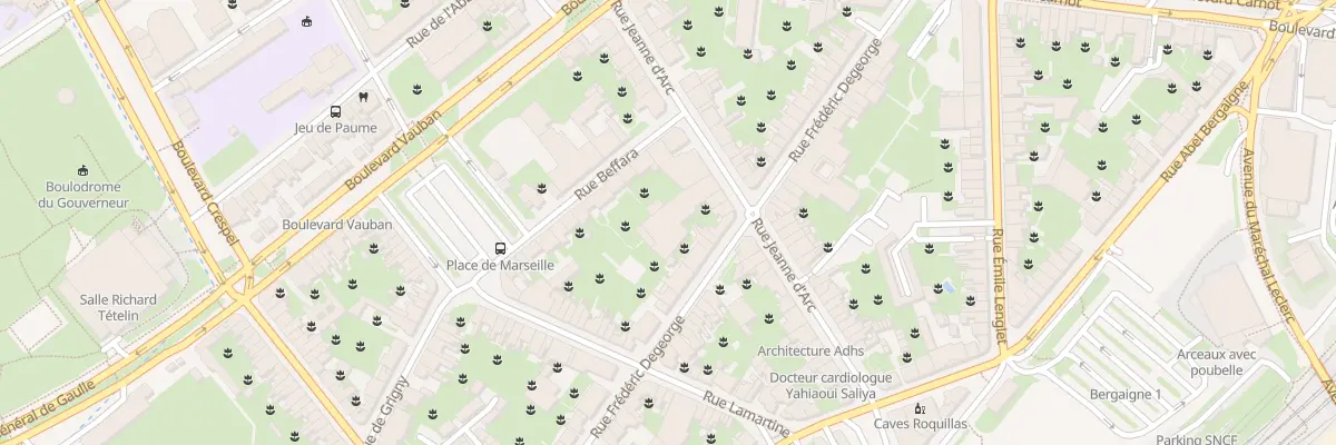 Plan du 16B Rue Jeanne d’Arc à Arras