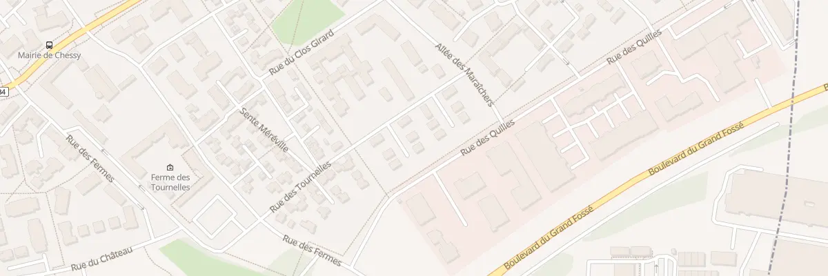 Plan du 34 Rue des Tournelles à Chessy