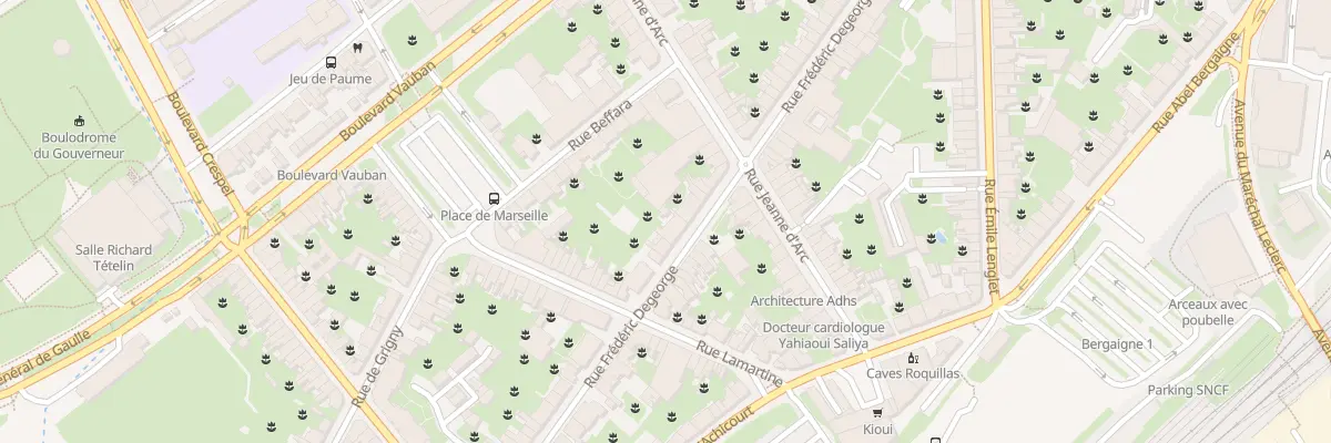 Plan du 40 Rue Frédéric Degeorge à Arras