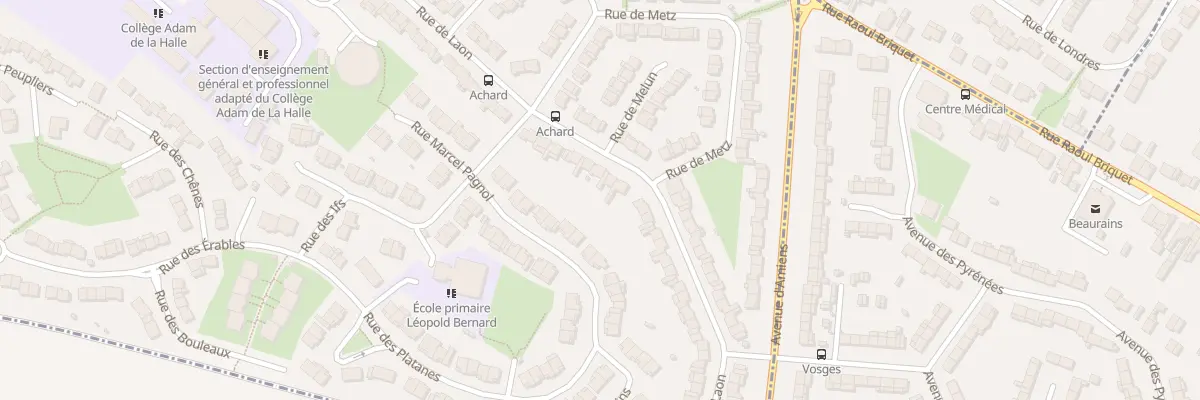 Plan du 76 Rue de Laon à Achicourt