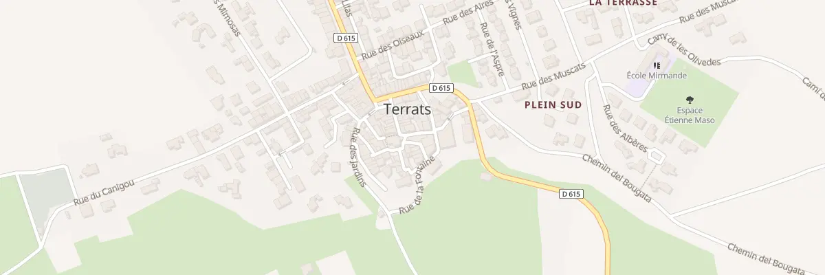 Plan du 3 Pl St Vincent à Terrats