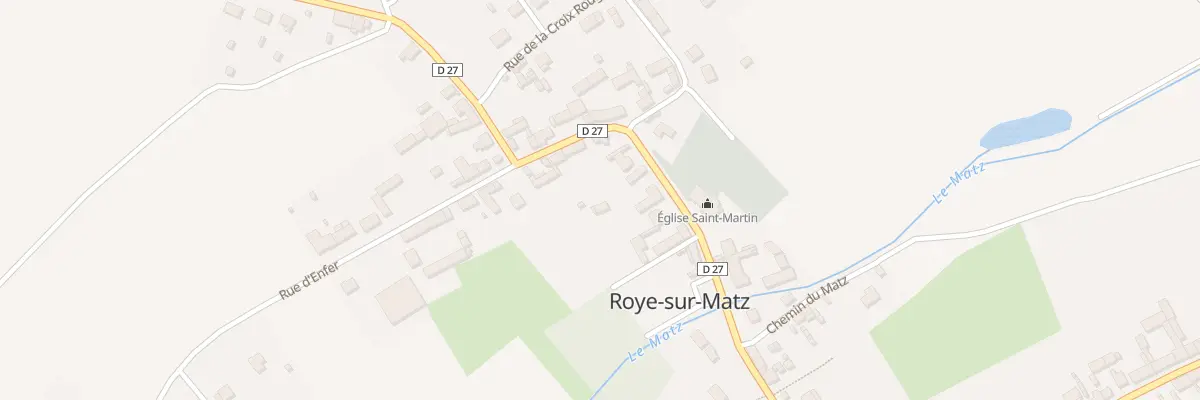 Plan du 13 Rue de l’Eglise à Roye-sur-Matz