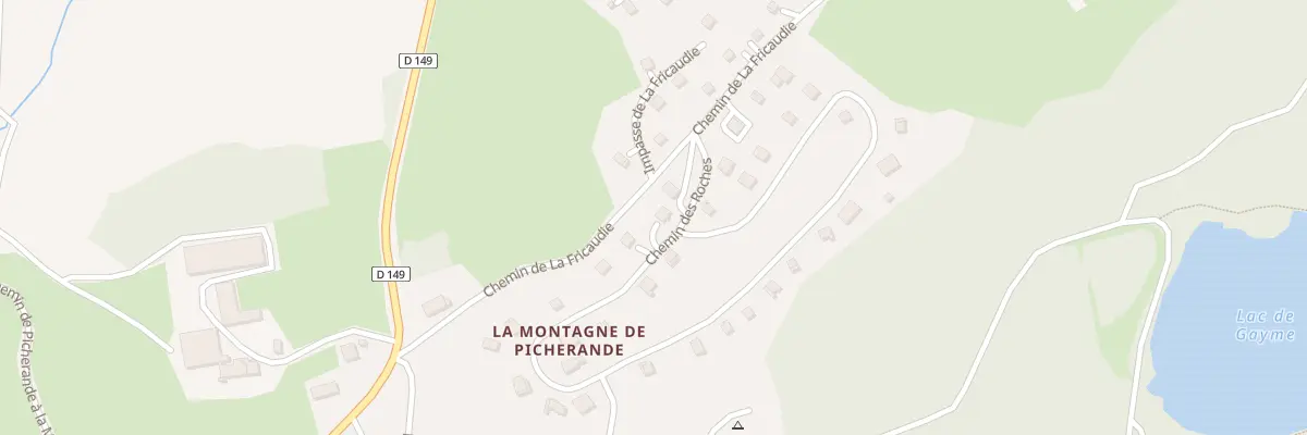 Plan du 18 Che des Roches à Picherande
