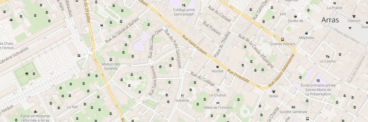 Plan du 9 Rue du Puits Saint Josse à Arras