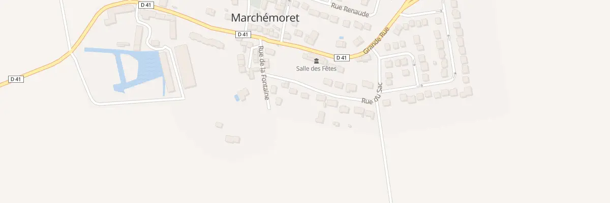 Plan du 6 Rue du Sac à Marchémoret