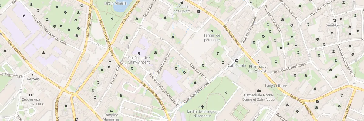 Plan du 15 Rue du Bloc à Arras