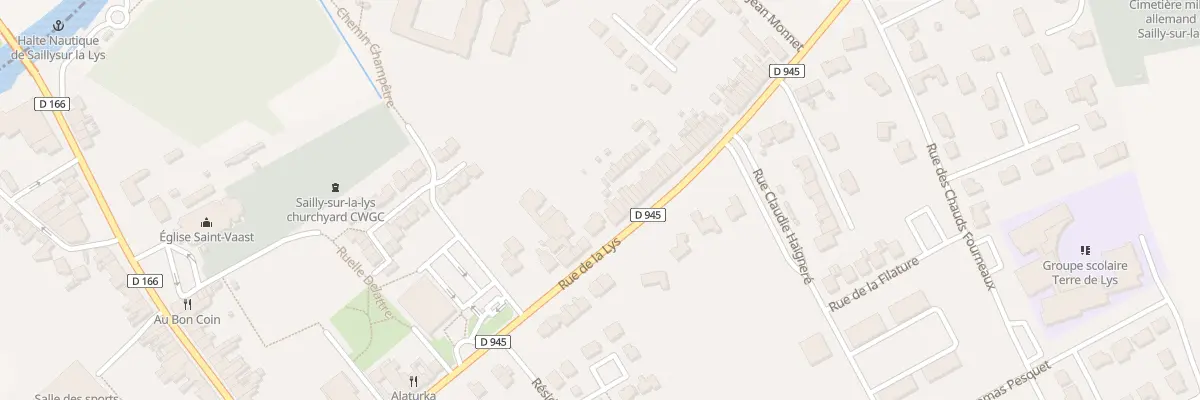 Plan du 1327 Rue de la Lys à Sailly-sur-la-Lys
