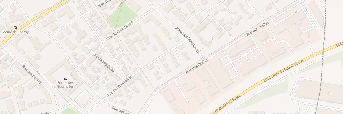 Plan du 38 Rue des Tournelles à Chessy