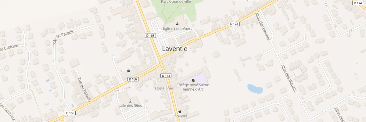 Plan du 16 Rue du Général de Gaulle à Laventie