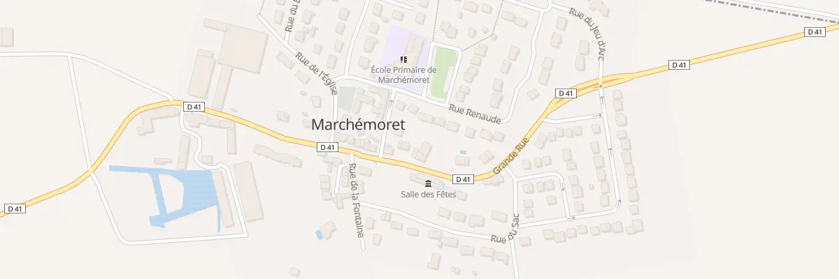 Plan du 21 Gr Grande Rue à Marchémoret
