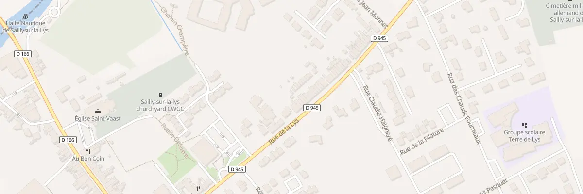 Plan du 1333 Rue de la Lys à Sailly-sur-la-Lys