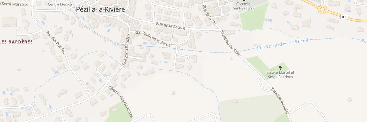 Plan du 3 Rue du Chardonnay à Pézilla-la-Rivière