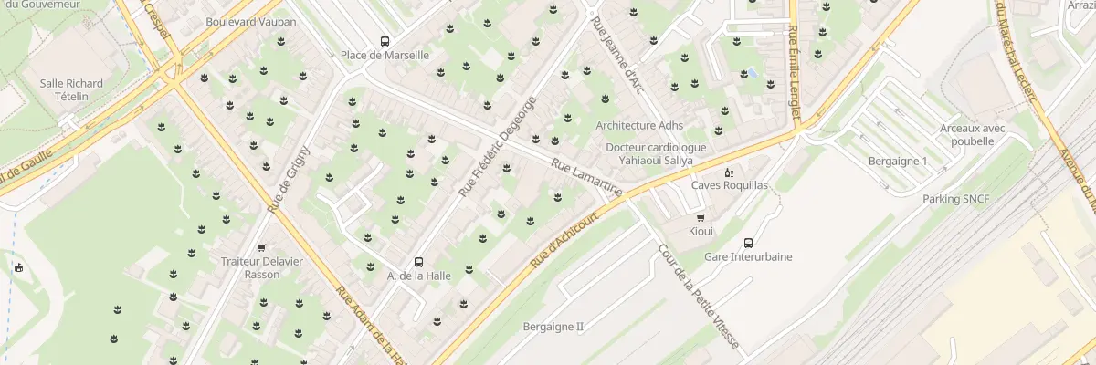 Plan du 24 Rue Lamartine à Arras