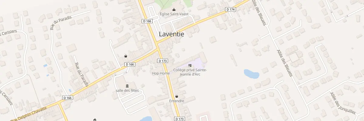Plan du 15 Rue Robert Parfait à Laventie