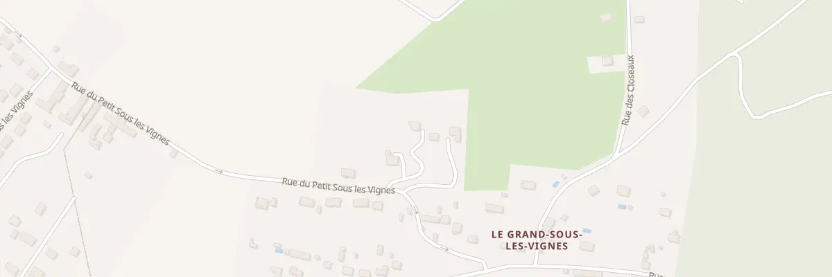 Plan du 12 Rue du Petit Sous-les-vignes à Dordives
