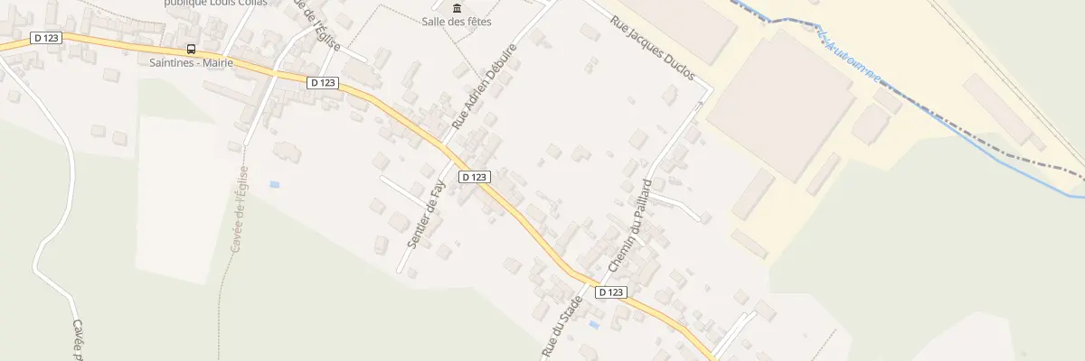 Plan du 251 Rue Jean Jaurès à Saintines